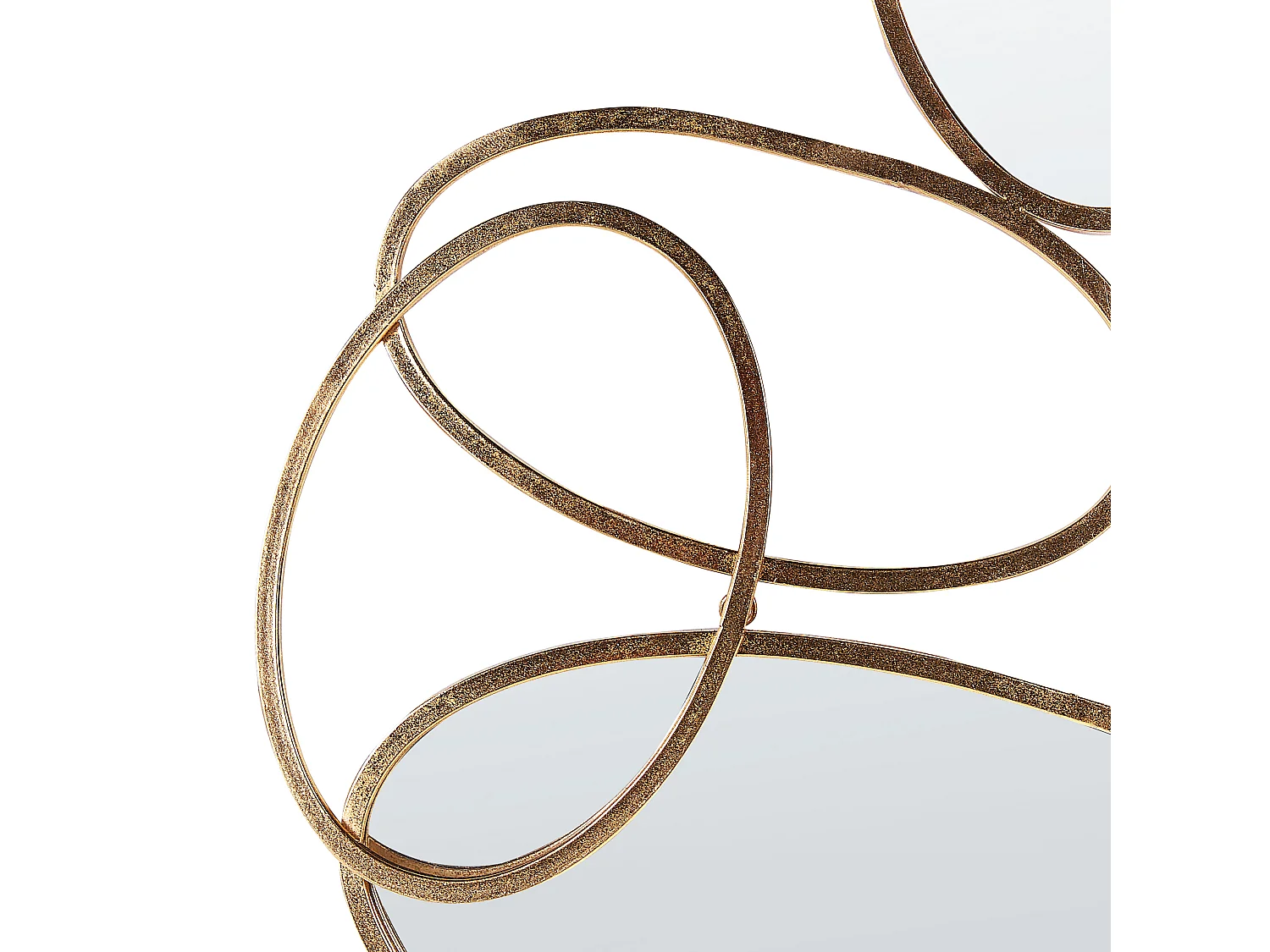 Wandspiegel Glamour Stil Dekoration zum Aufhängen 113 x 77 cm Gold Decize