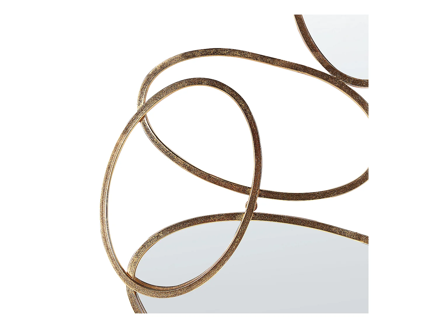 Wandspiegel DECIZE 113 cm 77 cm Metaal Goud