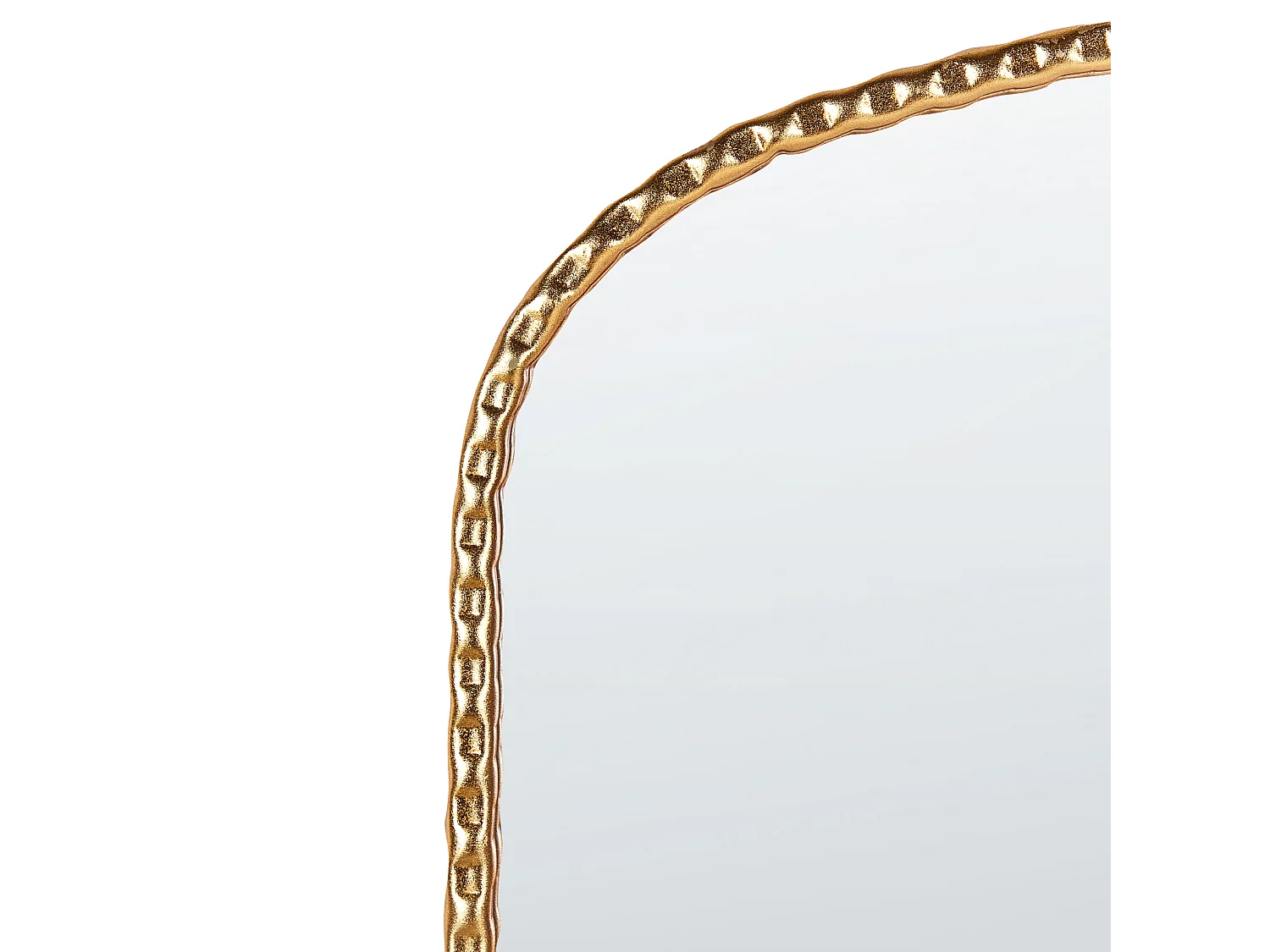 Miroir LIVRY 71 cm 71 cm Métal Doré