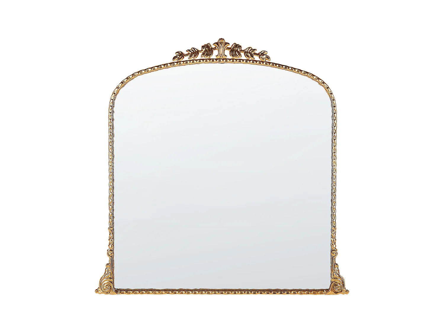 Miroir LIVRY 71 cm 71 cm Métal Doré