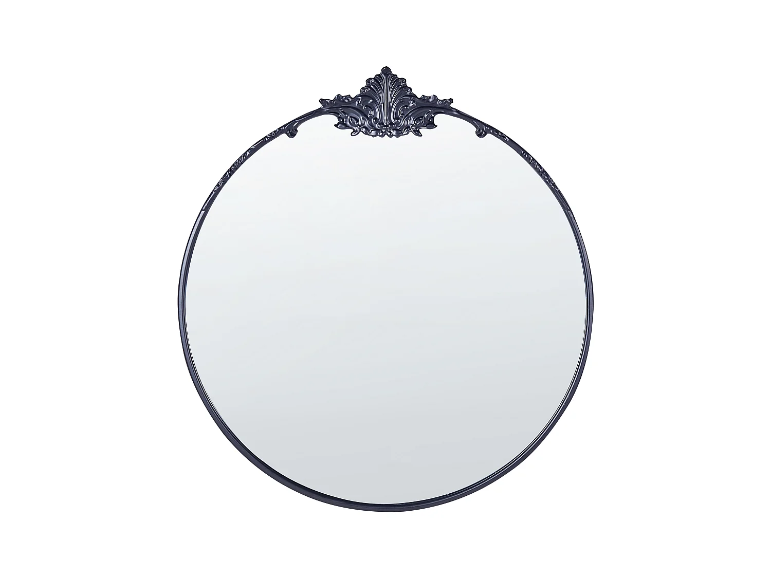 Miroir SOMMANT 67 cm 76 cm Métal Noir
