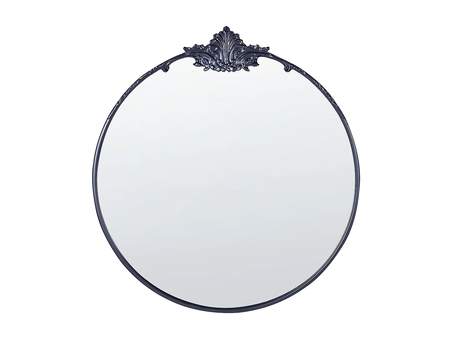 Miroir SOMMANT 67 cm 76 cm Métal Noir