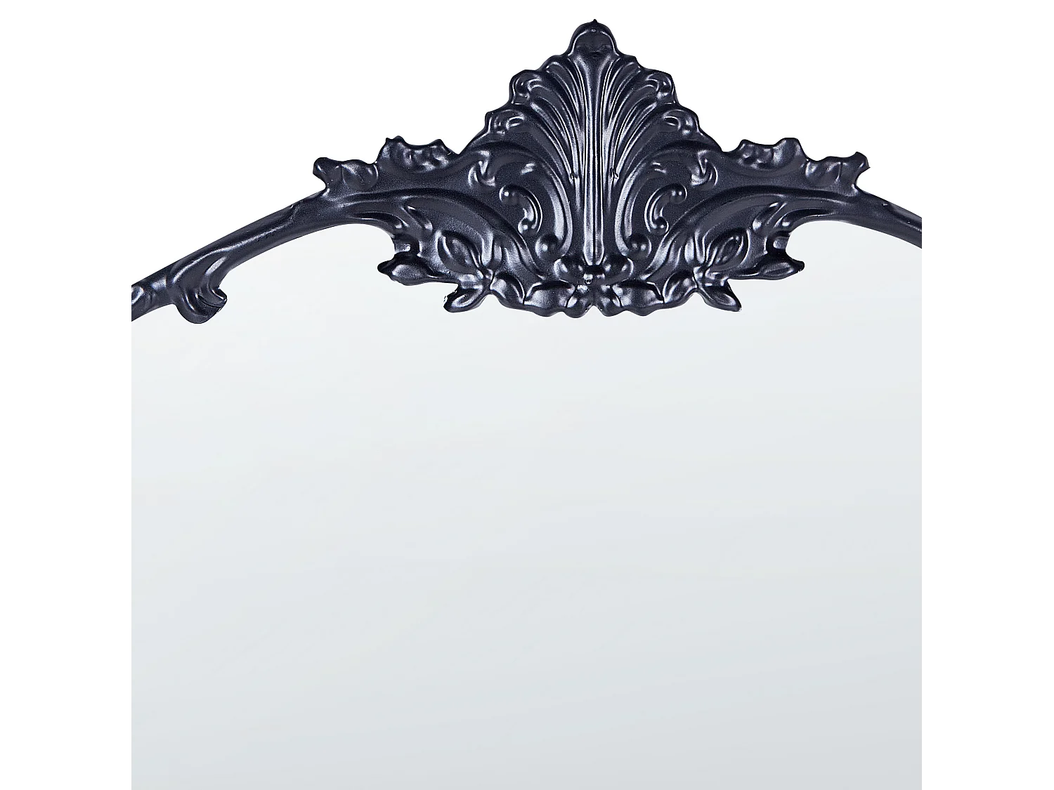 Wandspiegel SOMMANT 67 cm 76 cm Metaal Zwart