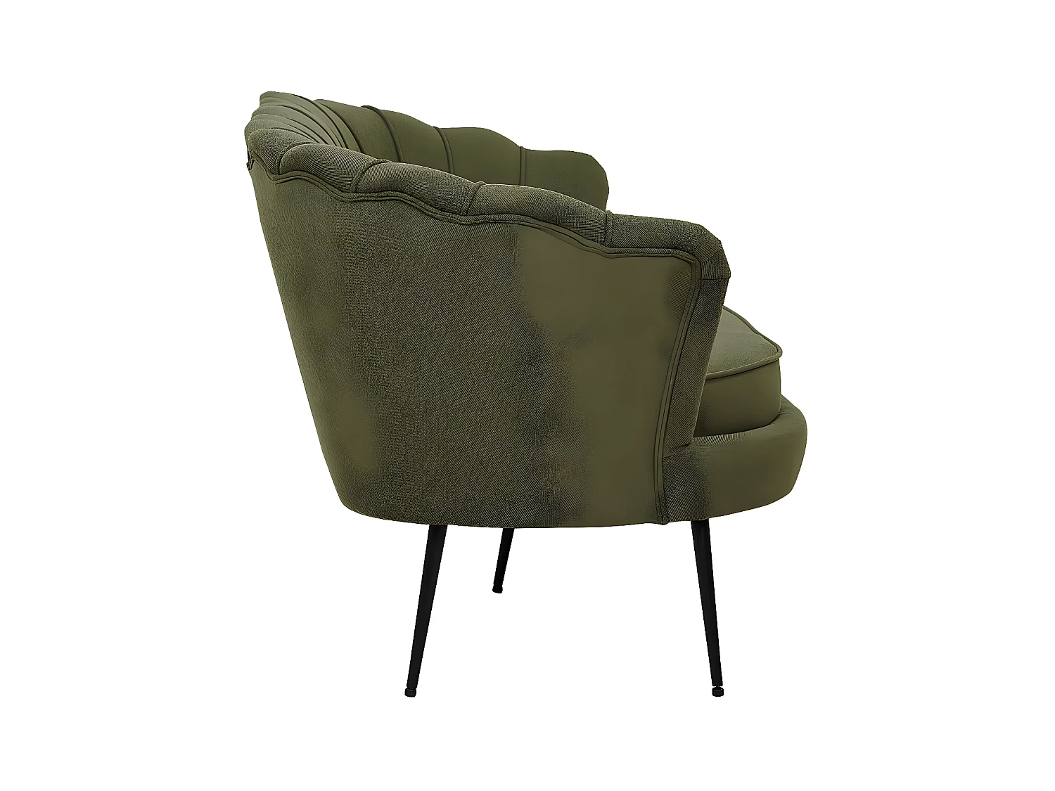 Canapé 3 Places en Tissu "Calais" 180cm Vert