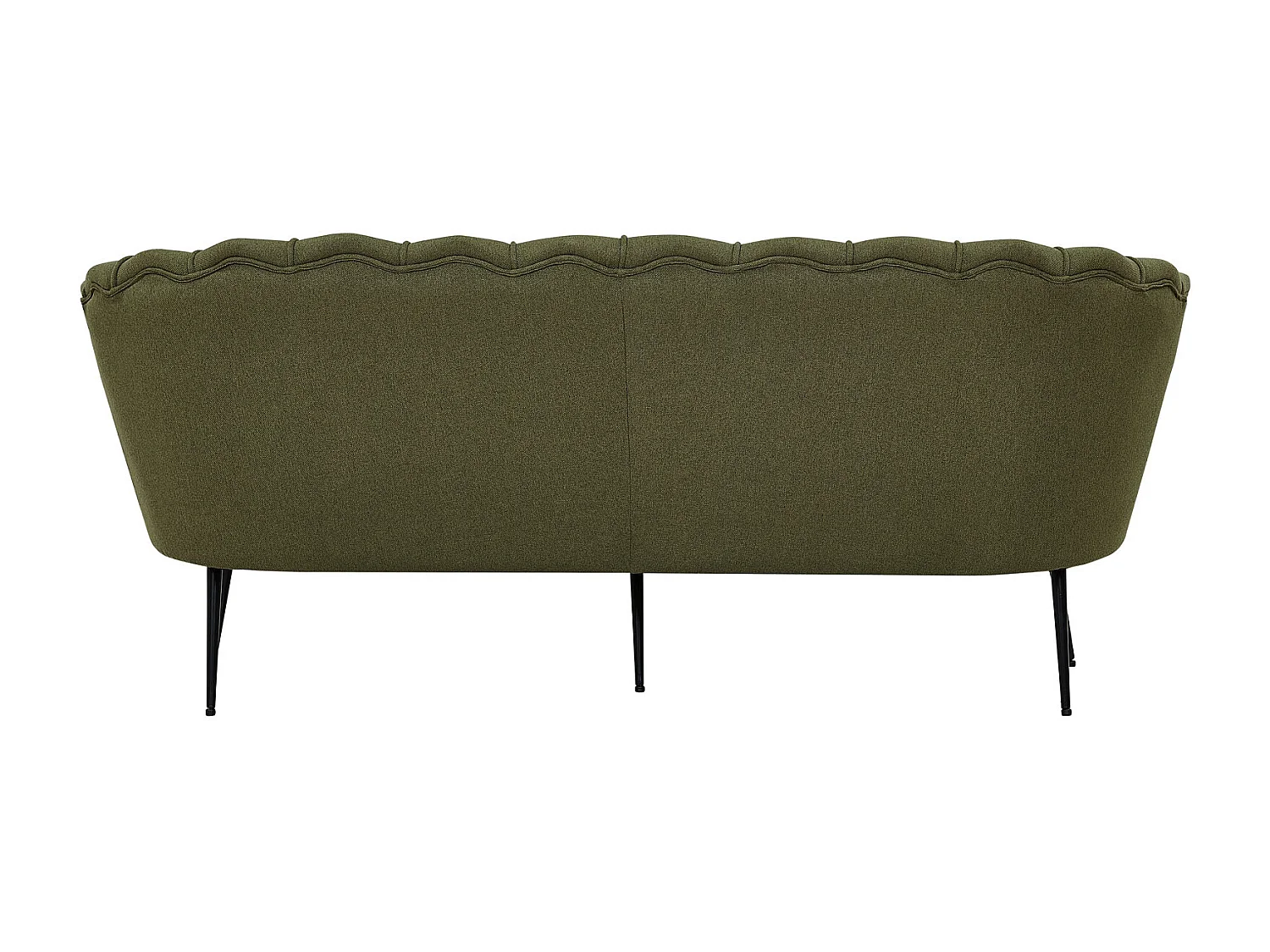 Canapé 3 Places en Tissu "Calais" 180cm Vert