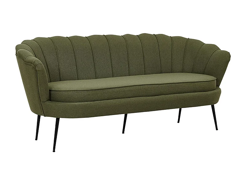 Calais Sofa 3 Personen grün.