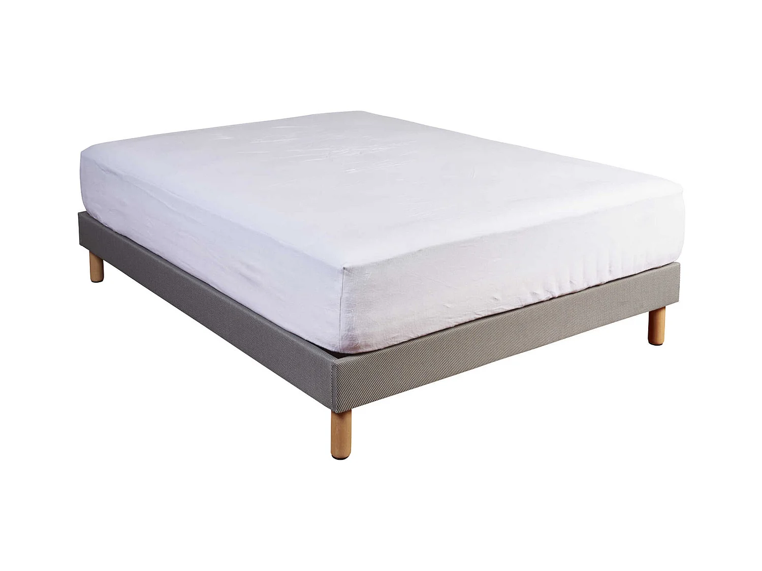 Protège matelas molleton 100% coton - bonnet 40 cm 90x200
