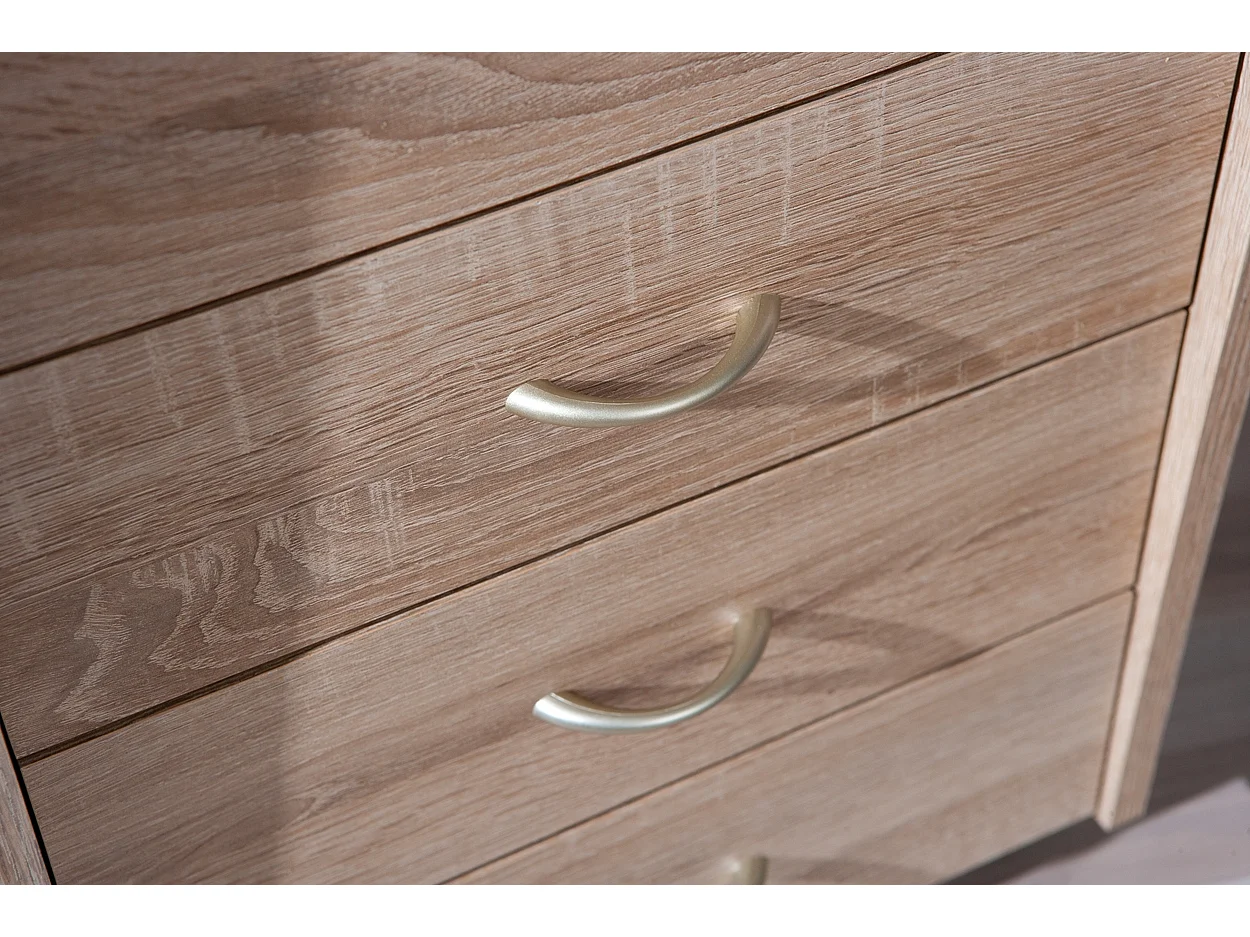 Caisson de Bureau 4 Tiroirs "College" 65cm Chêne Sonoma