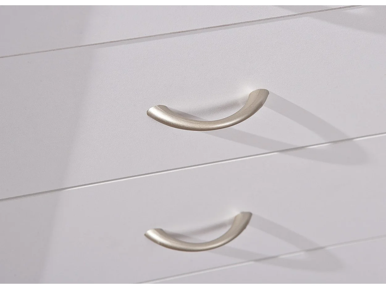 Caisson de Bureau 4 Tiroirs "College" 65cm Blanc