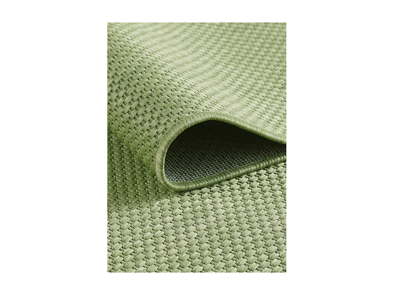 Tapis extérieur intérieur tissé uni - BAHAMAS 548 Vert 80*150
