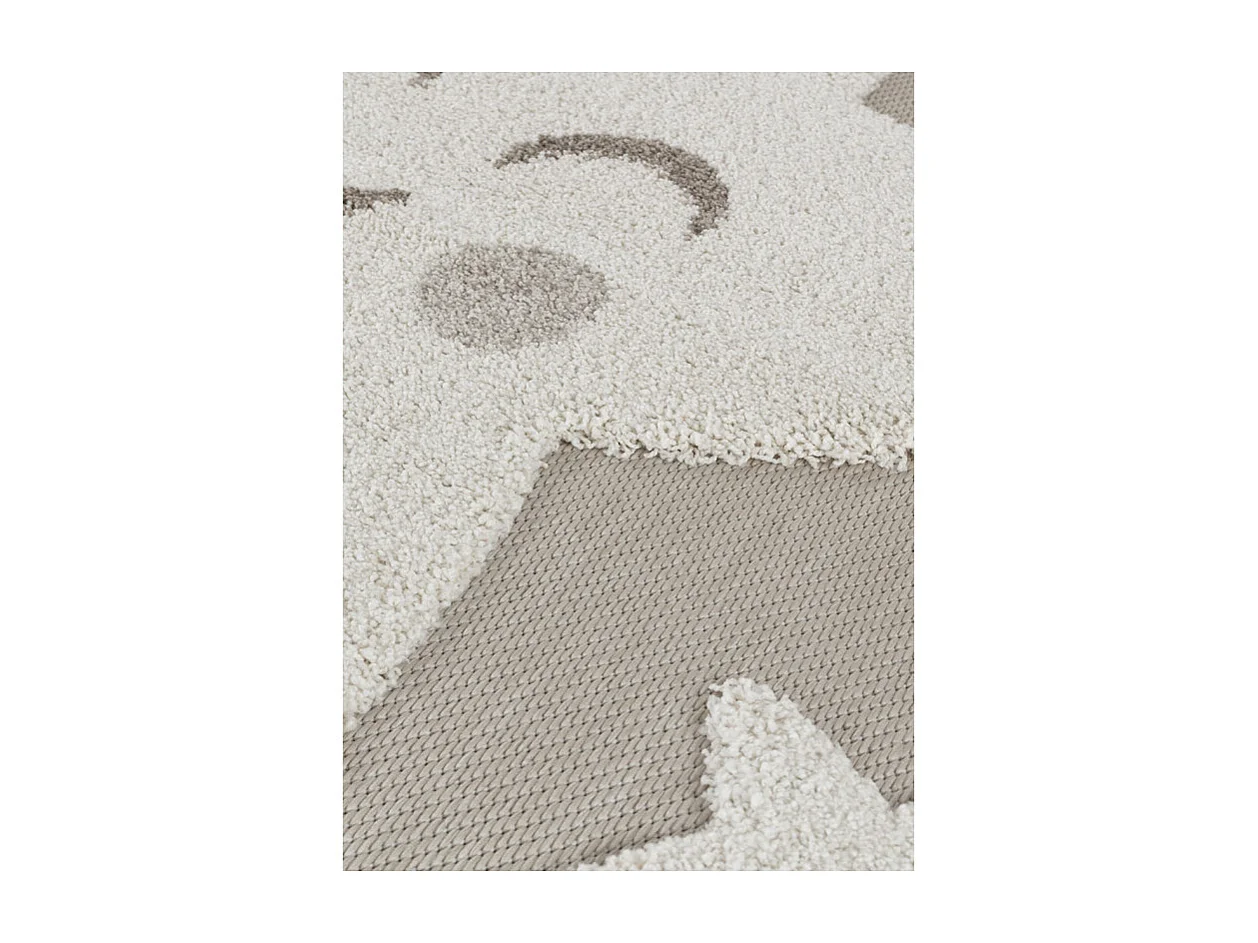 Tapis enfant étoile beige - LUNA Kids 09 Beige 120*170