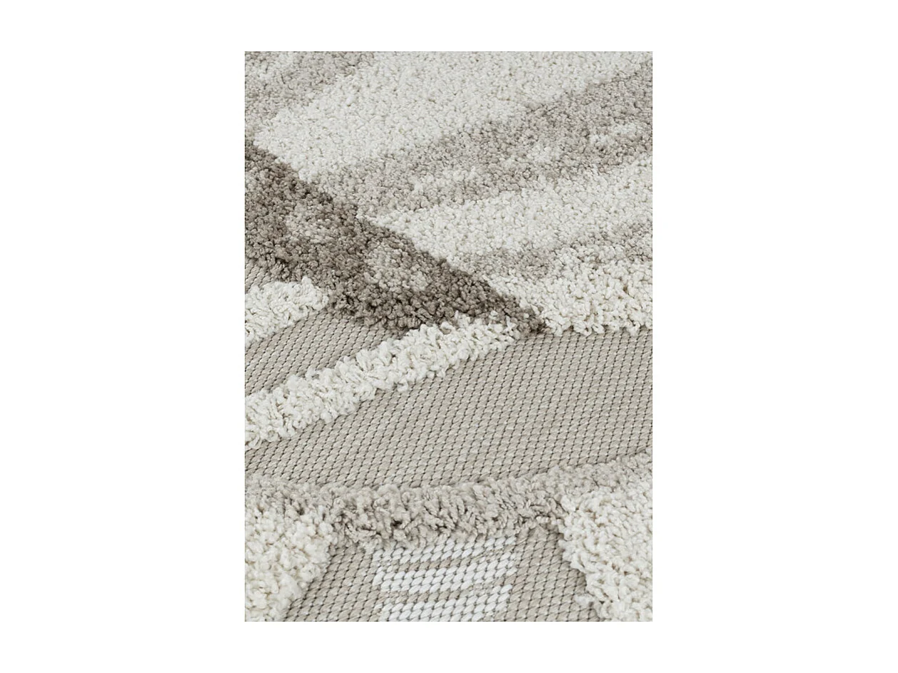Tapis enfant montgolfière beige - LUNA Kids 11 Taupe 160*160