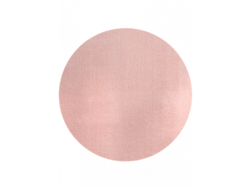 Tapis uni lavable doux - LOFT Rose 160*160