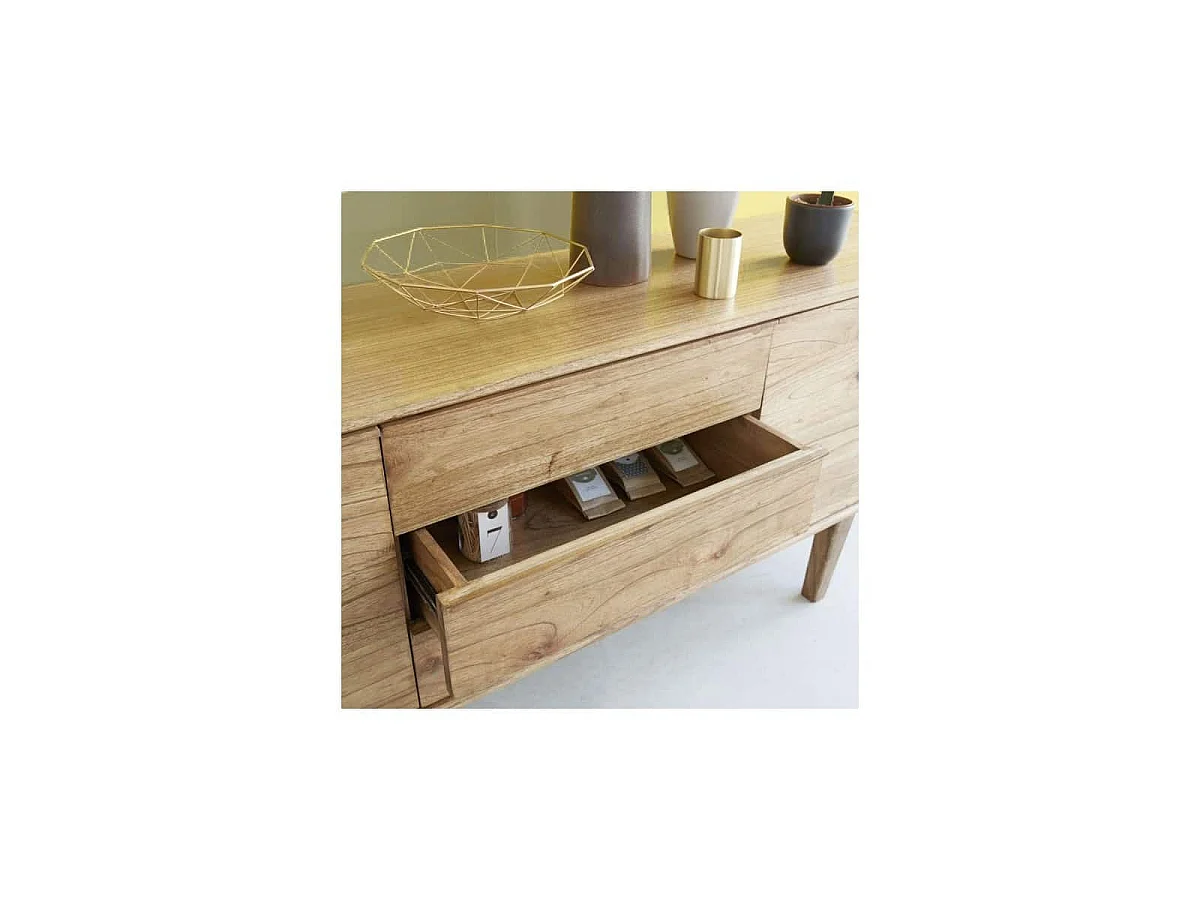 Sedia bistrot in mogano bianco e rattan