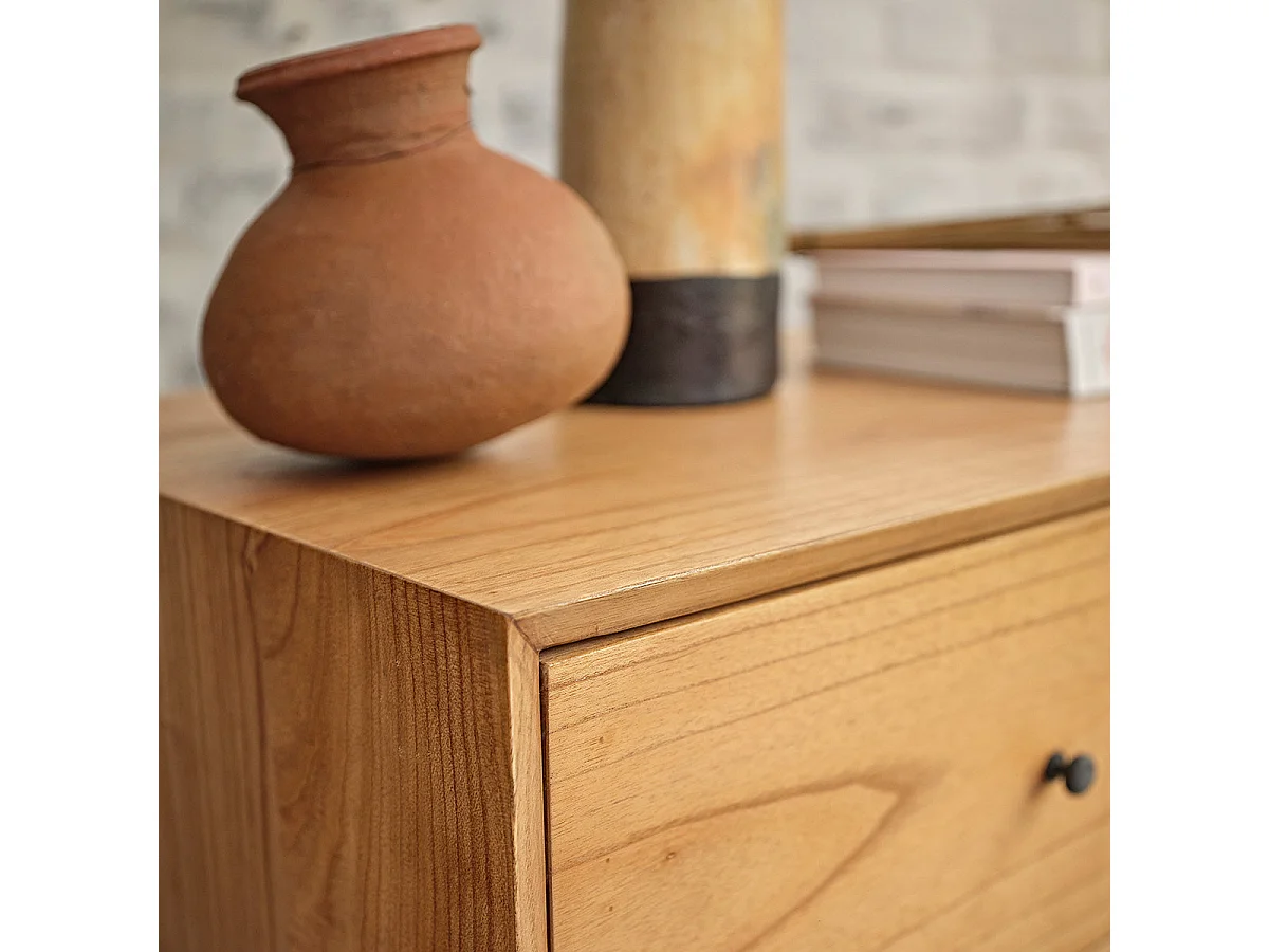 Armario de madera mindi maciza