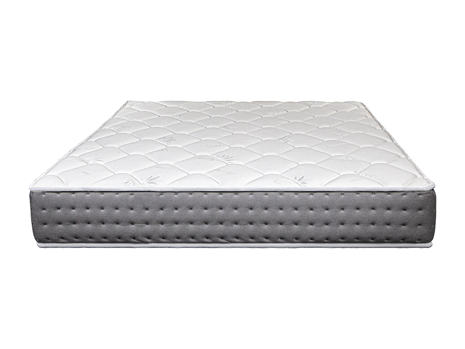 Matelas 140x190 cm, Sakina, 24cm, Ressorts Ensachés, Mousse Haute Densité, Soutien ferme
