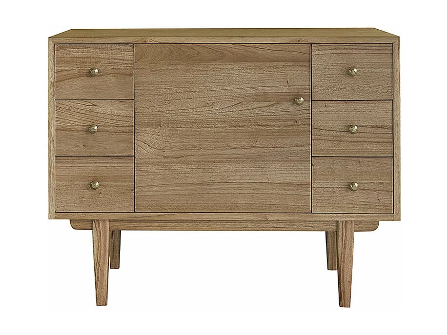 Meuble sous vasque en mindi massif 100 cm