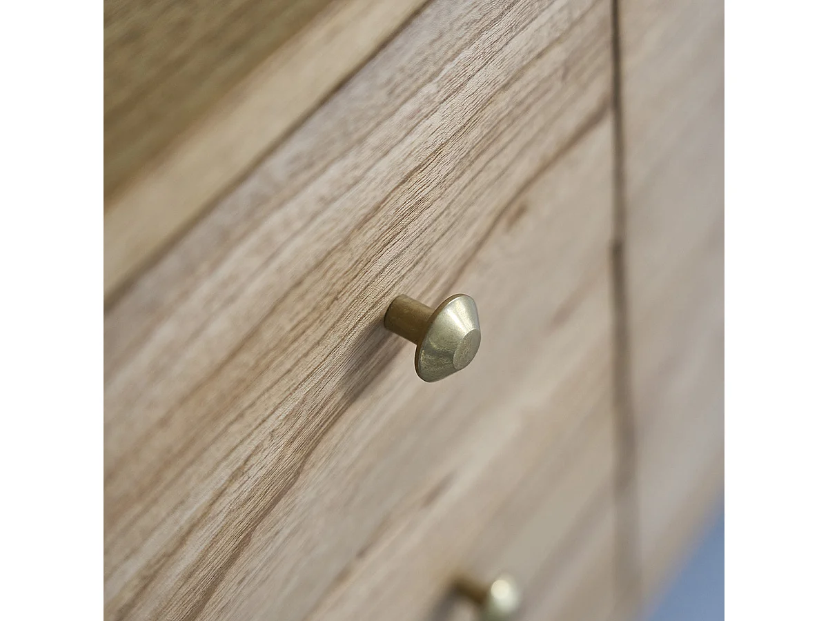 Meuble sous vasque en bois massif 100 cm