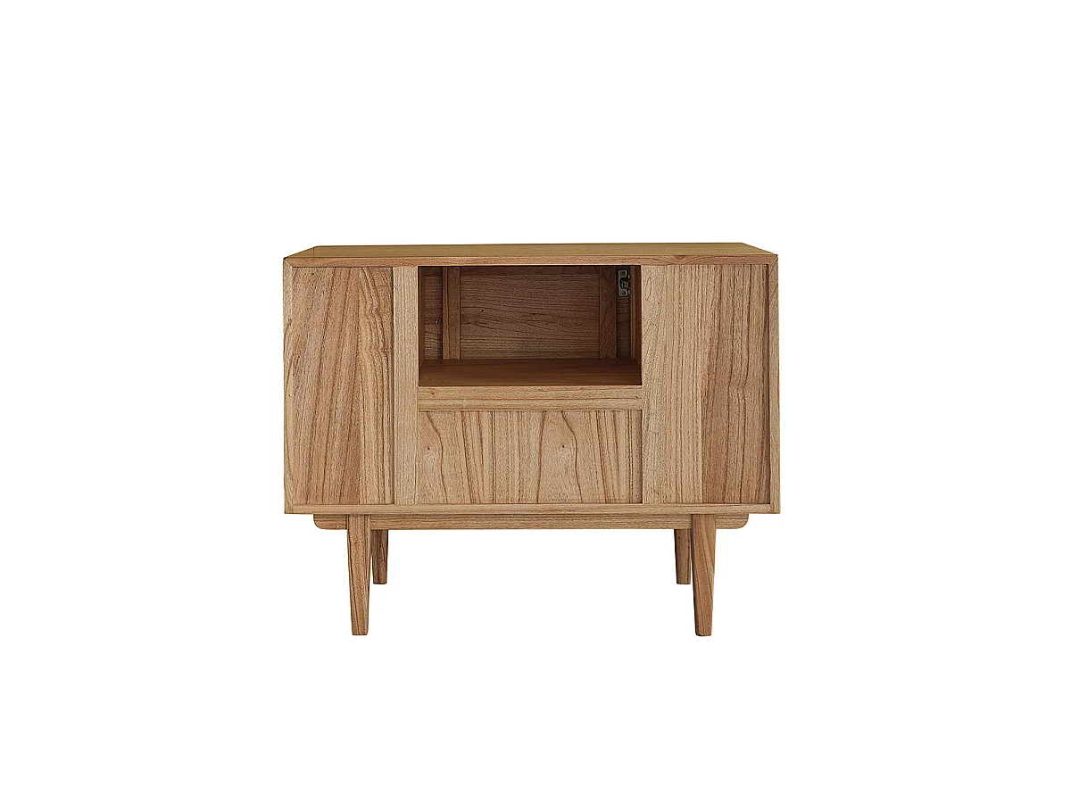 Meuble sous vasque en bois massif 100 cm