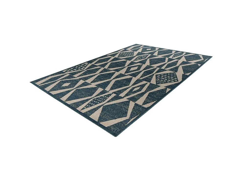 Tapis 330x240cm, design C203I coloris bleu - Confort et élégance pour votre intérieur