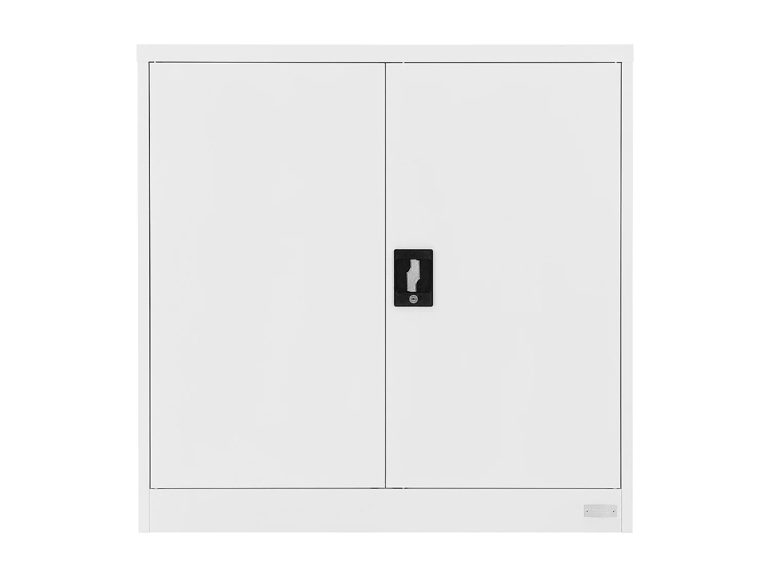 4 Armoires bureau en acier blanc meuble à dossiers portes battantes 90x40x90 cm