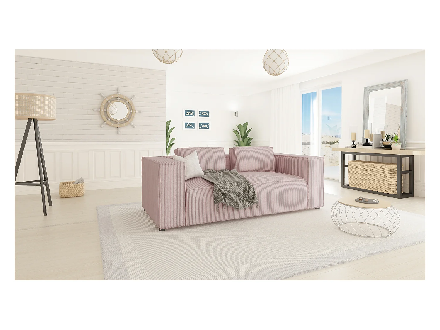 Cord Sofa 2 sitzer Vera
