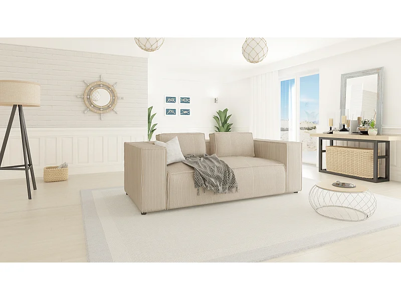 Cord Sofa 2 sitzer Vera