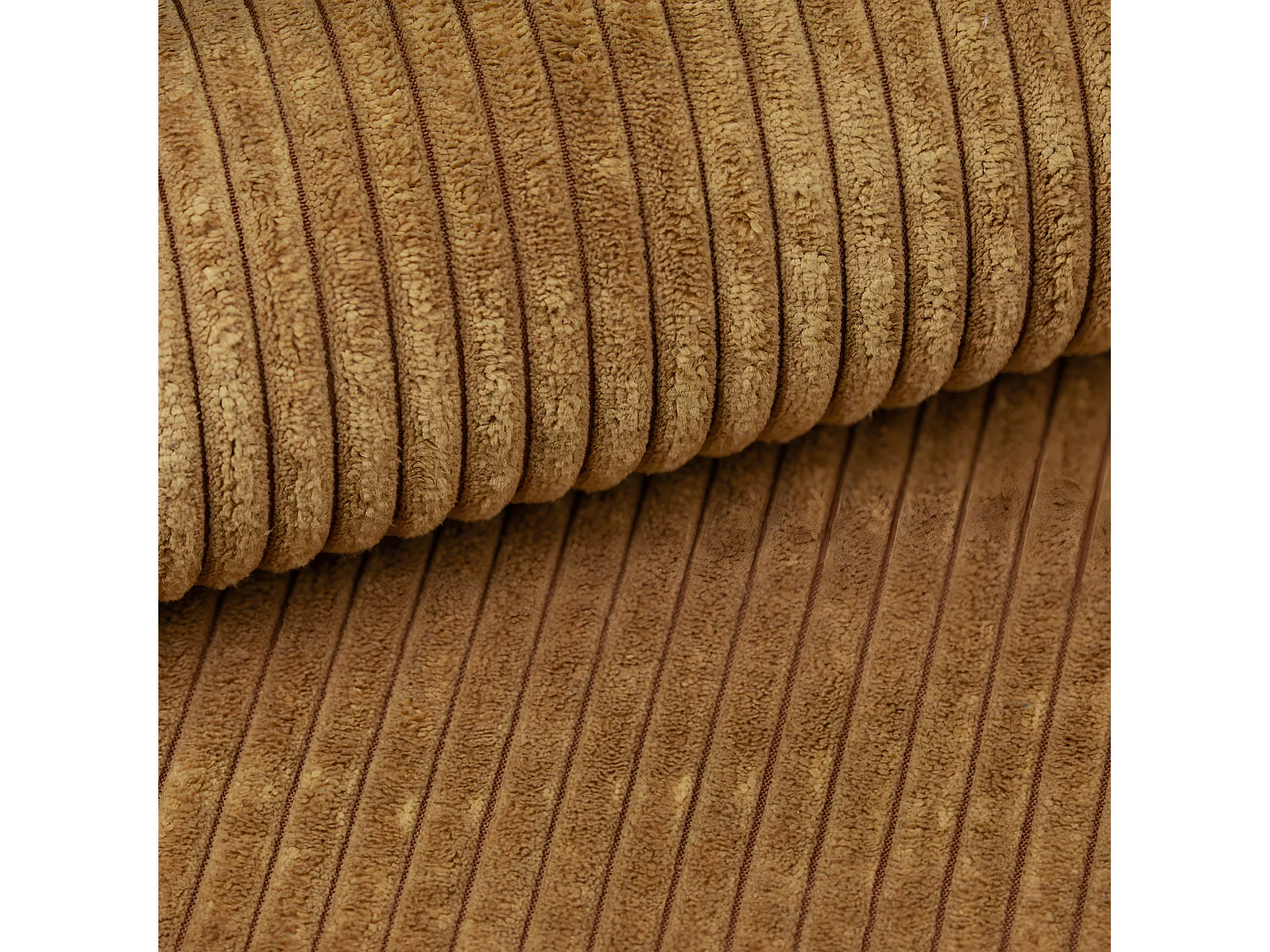 Ecksofa Vera mit Cord-Bezug und Moderne Optik