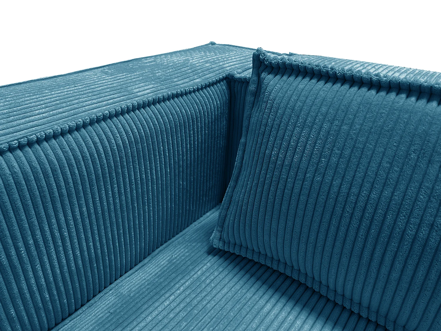 Ecksofa Vera mit Cord-Bezug und Moderne Optik