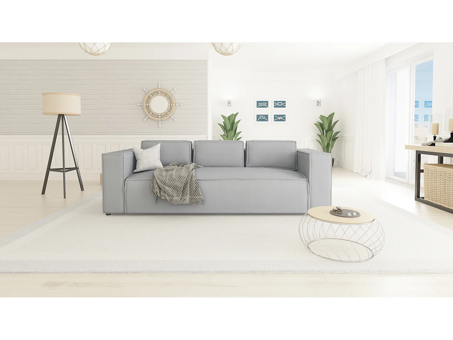 Modernes Sofa 3 sitzer Olivia