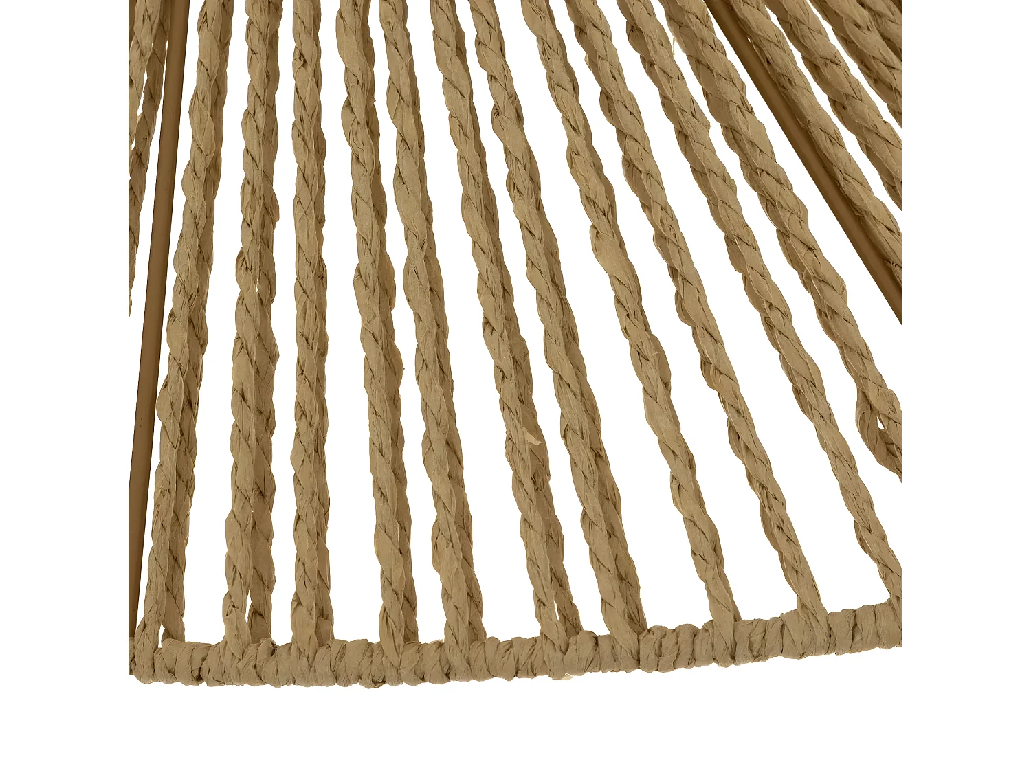 Lampe suspendue, Suspension luminaire coloris Beige - L. 47 x P. 20 x H. 58  cm