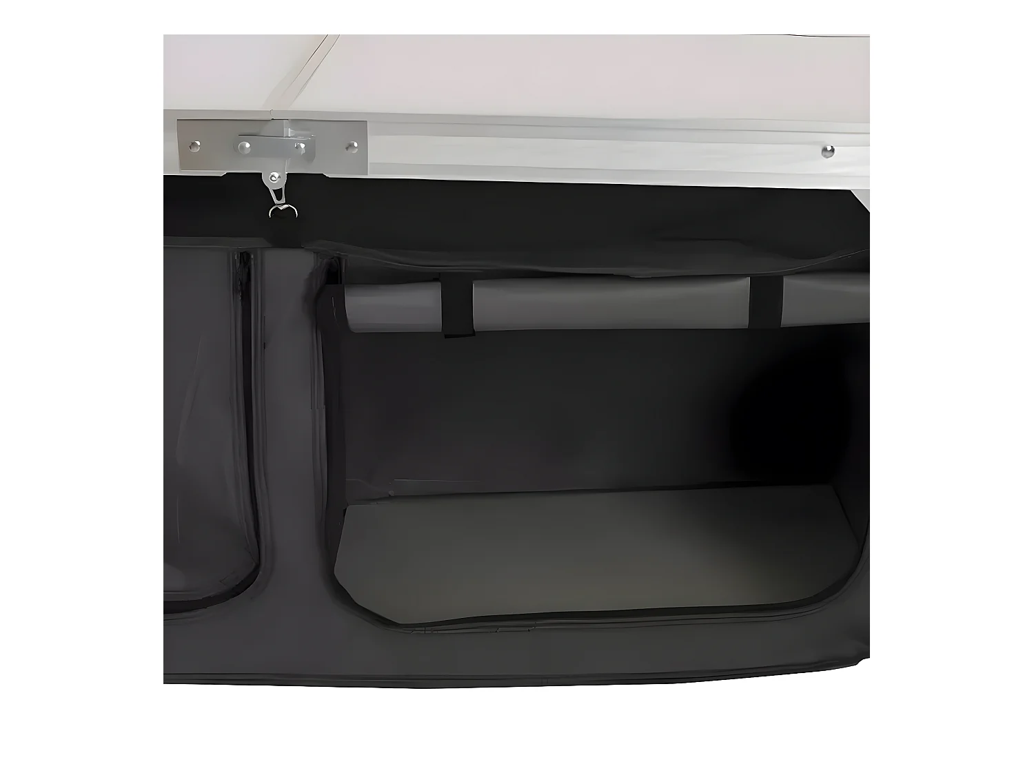 Table de jardin Rectangulaire en aluminium coloris gris  - L. 69,5 x P. 47  x H. 120  cm