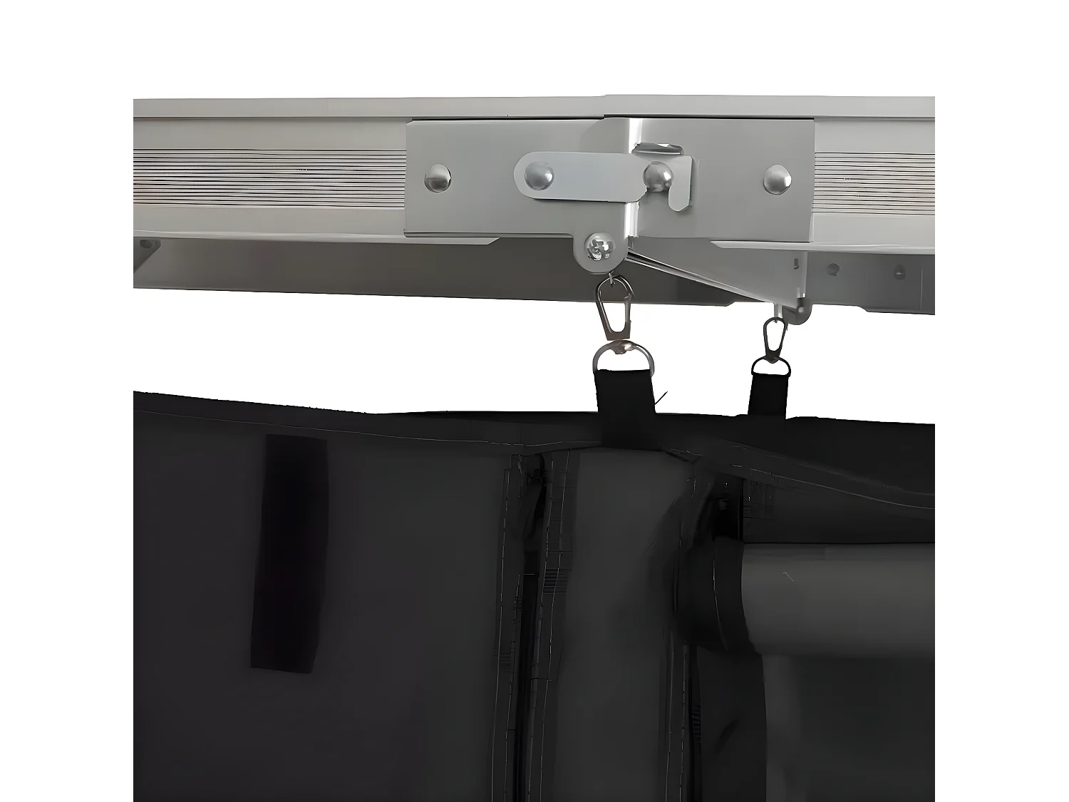 Table de jardin Rectangulaire en aluminium coloris gris  - L. 69,5 x P. 47  x H. 120  cm