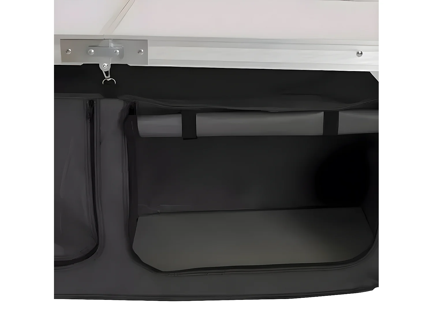 Table de jardin Rectangulaire en aluminium coloris gris  - L. 69,5 x P. 47  x H. 120  cm