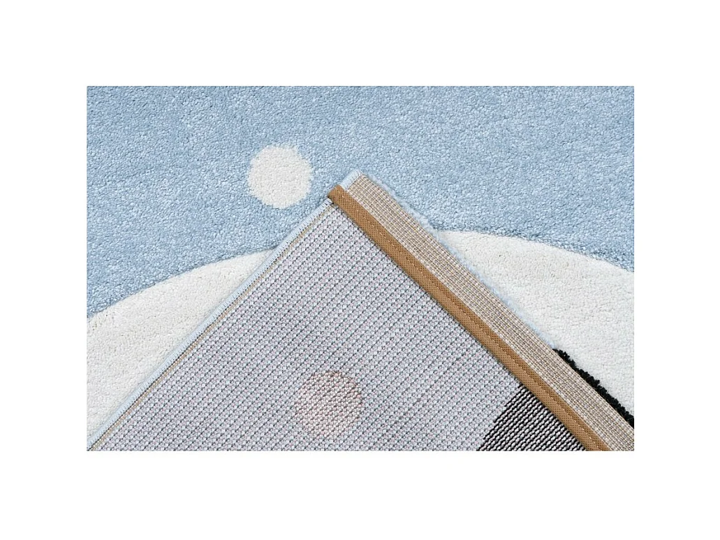 Kinderteppich 170x120cm, Design A223O in Blau - Komfort und Eleganz für Ihr Zuhause