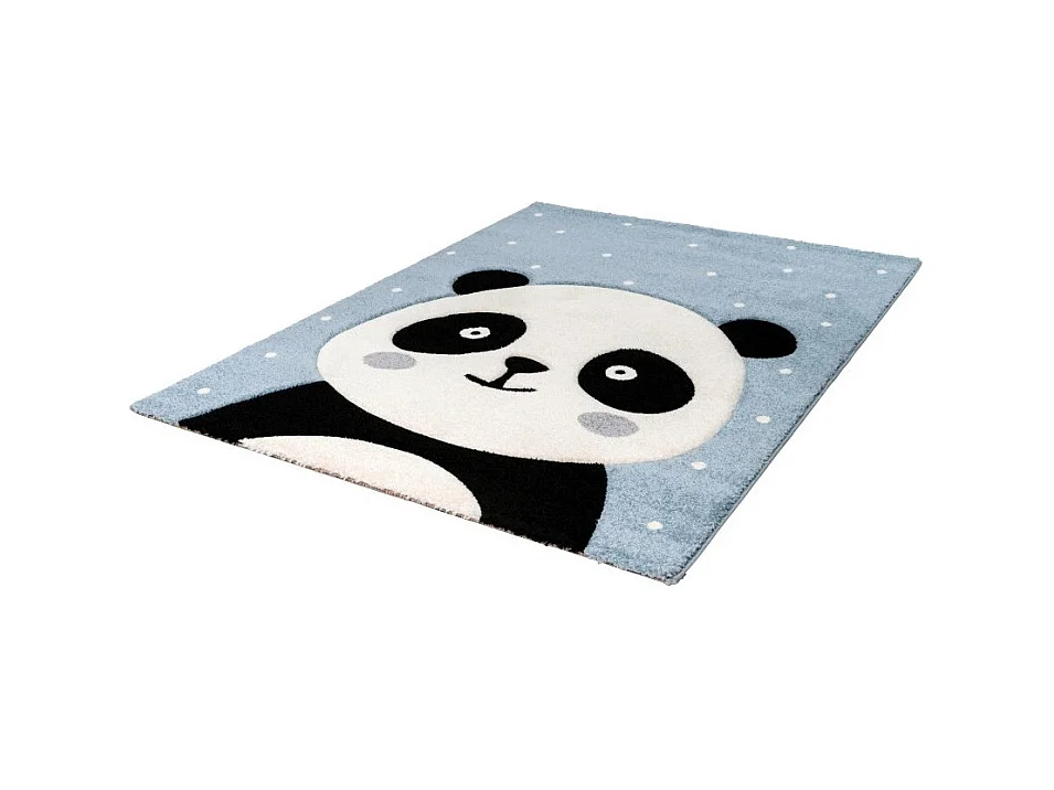 Tapis enfant 170x120cm, design A223O coloris bleu - Confort et élégance pour votre intérieur