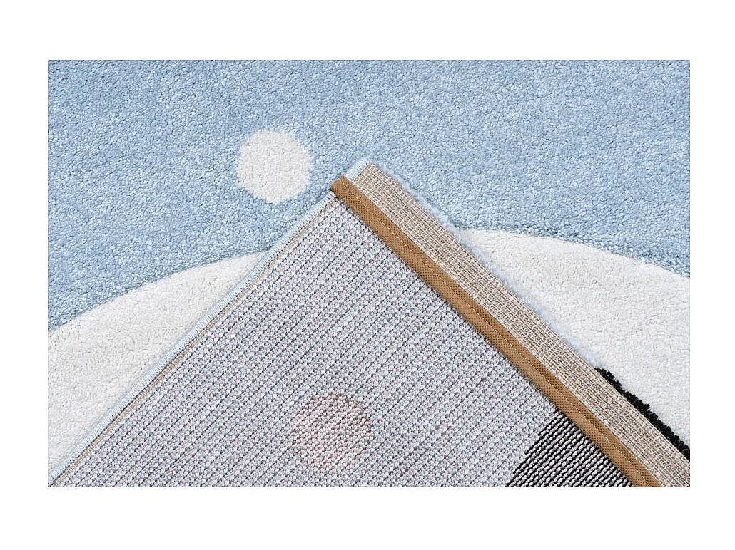 Kinderteppich 230x160cm, Design A223O in Blau - Komfort und Eleganz für Ihr Zuhause