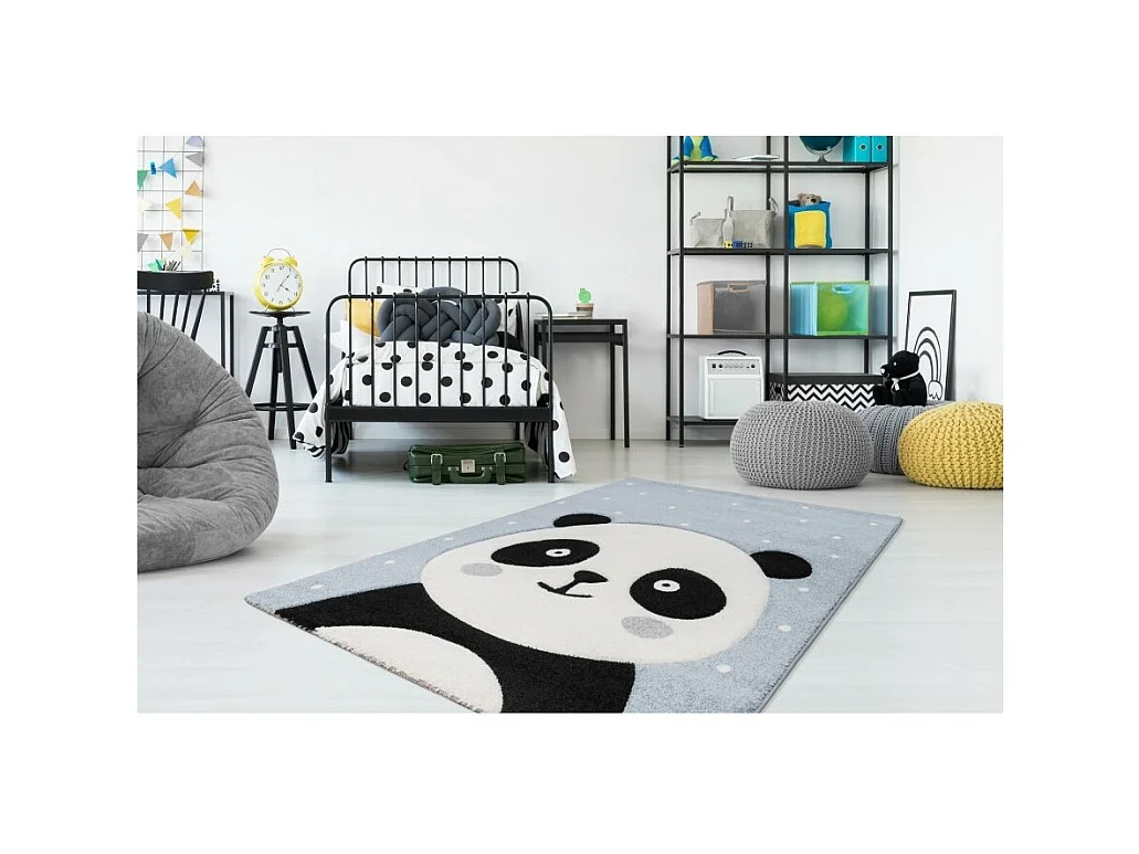 Kindertapijt 230x160cm, design A223O in blauwe kleur - Comfort en elegantie voor uw interieur