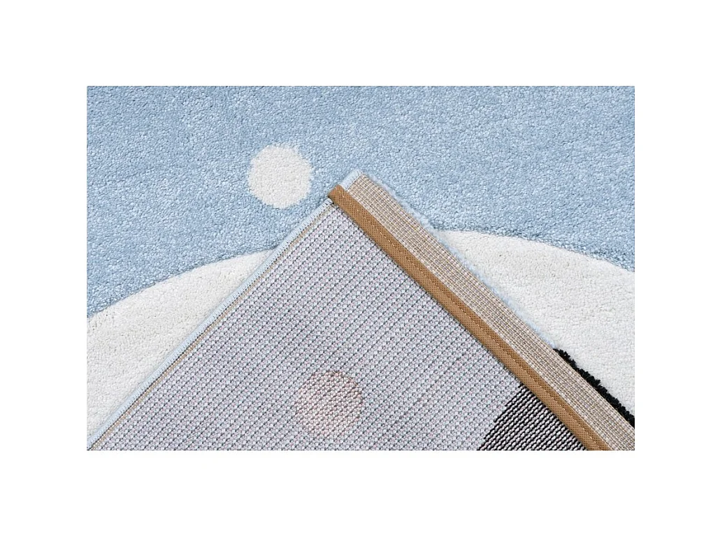 Kindertapijt 230x160cm, design A223O in blauwe kleur - Comfort en elegantie voor uw interieur