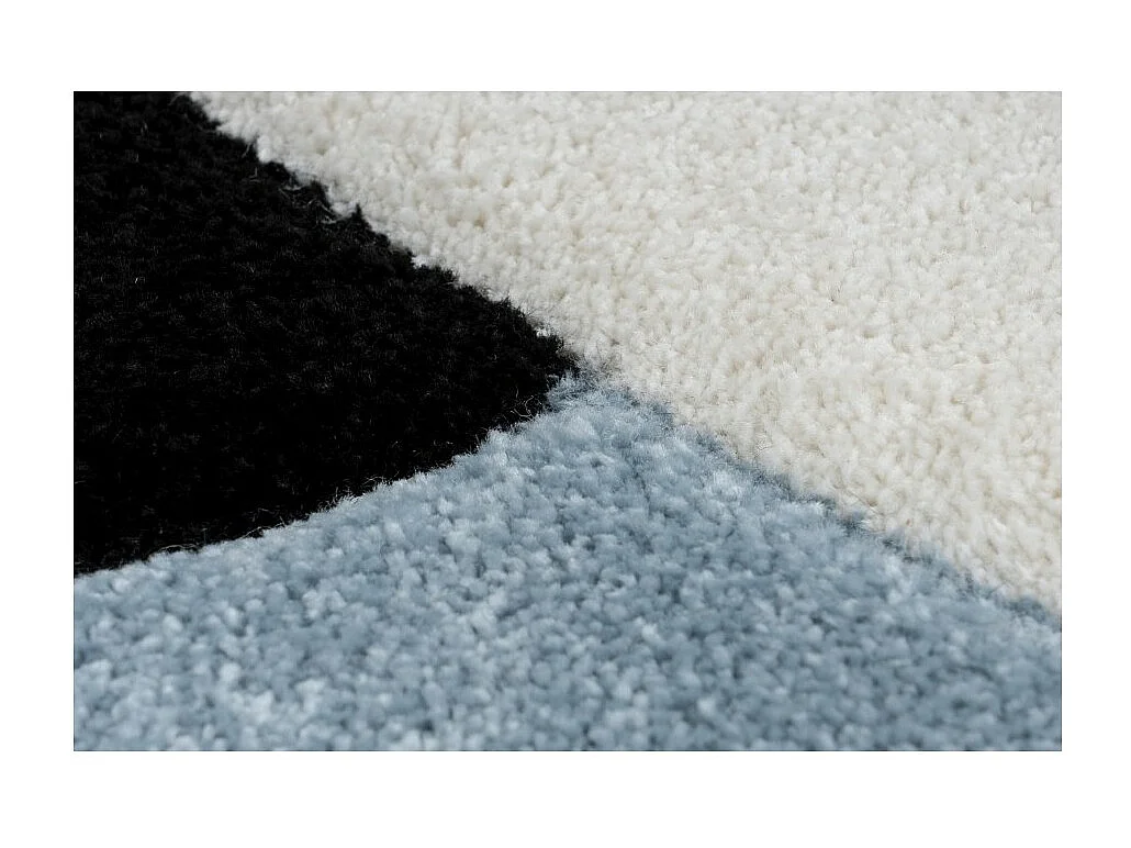 Alfombra infantil 150x80cm, diseño A223O en color azul - Confort y elegancia para su interior