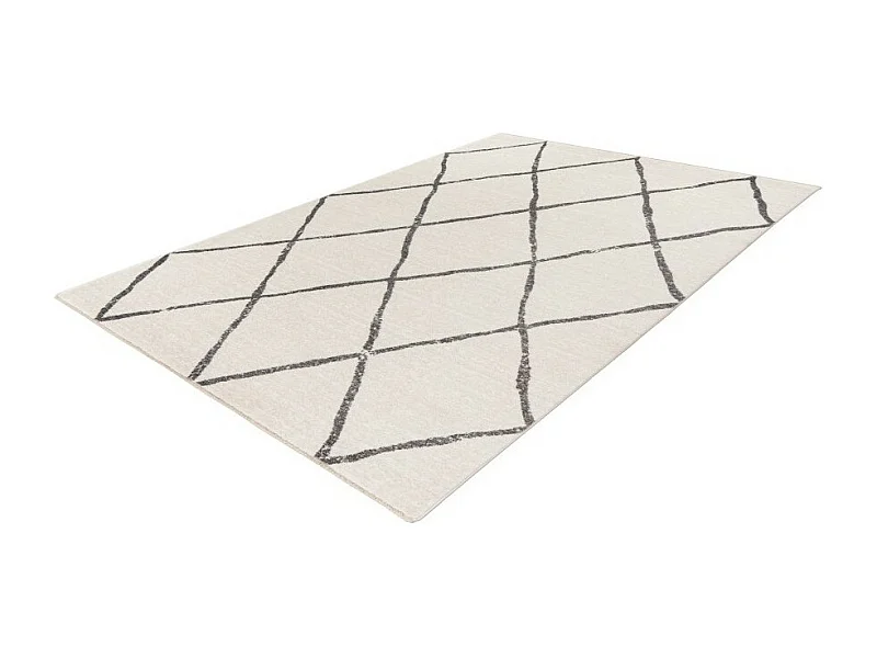 Teppich 170x120cm, Design A105R Farbe Elfenbein - Komfort und Eleganz für Ihr Interieur