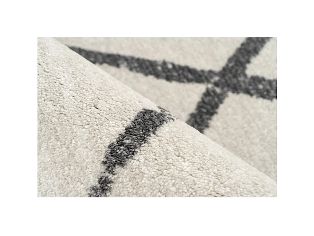 Alfombra 170x120cm, diseño A105R color Marfil - Confort y elegancia para su interior