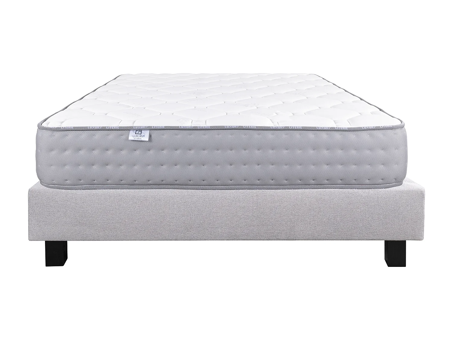 Ensemble Matelas 160x200 cm, Zen, 20 cm + sommier gris