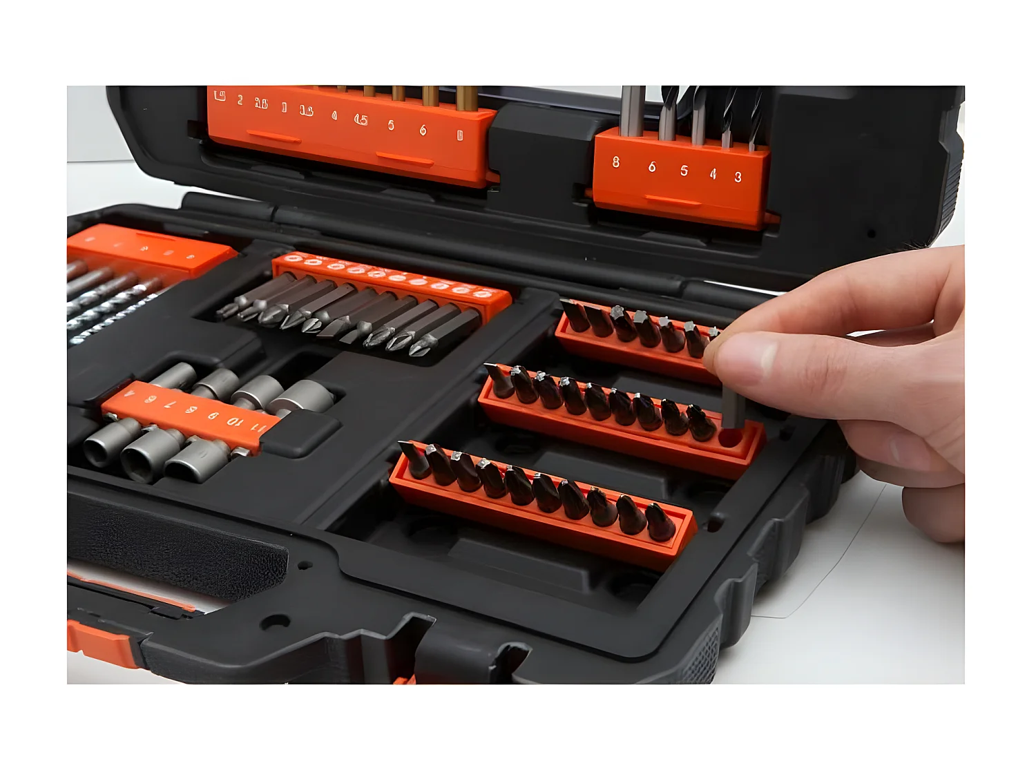 BLACK&DECKER Coffret 76 accessoires perçage vissage A7231