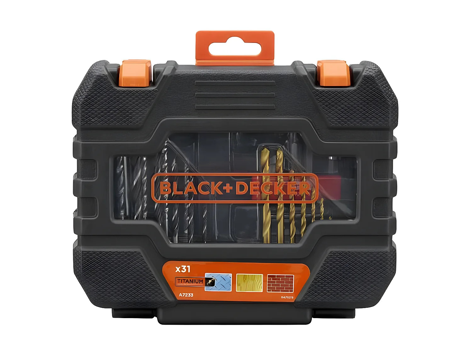 Estuche de 31 accesorios de perforación y atornillado BLACK&DECKER A7233