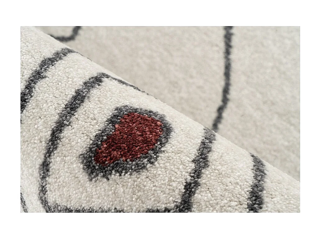 Tapis 150x80cm, design A305R coloris multicolore - Confort et élégance pour votre intérieur