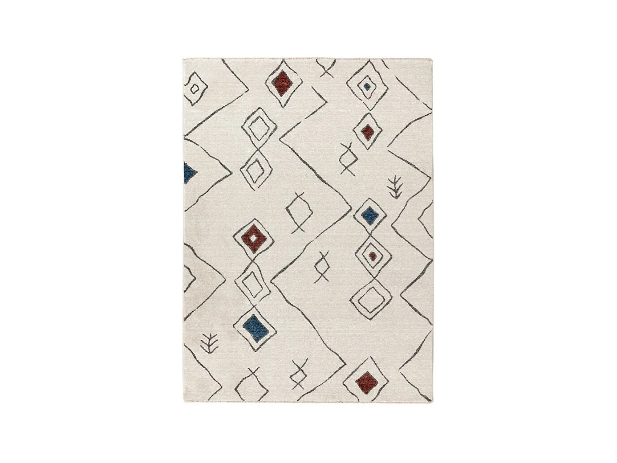 Tapete 150x80cm, design A305R, cores multicoloridas - Conforto e elegância para o seu interior.