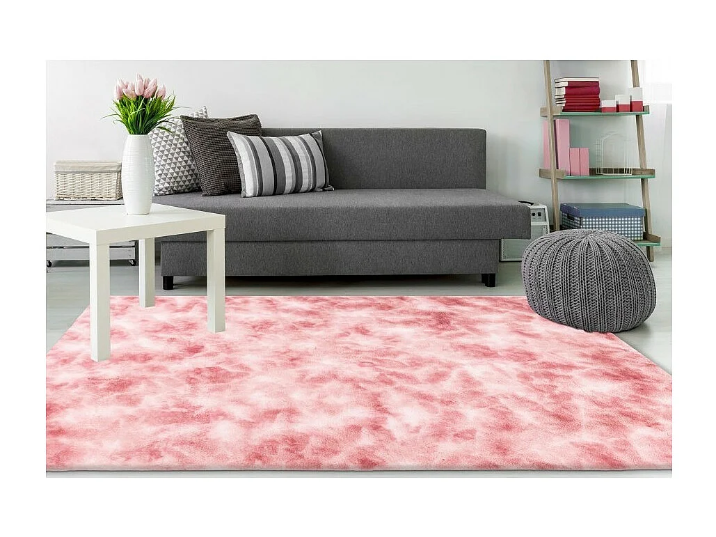 Teppich 230x160cm, Design B005O in Rosa - Komfort und Eleganz für Ihr Interieur