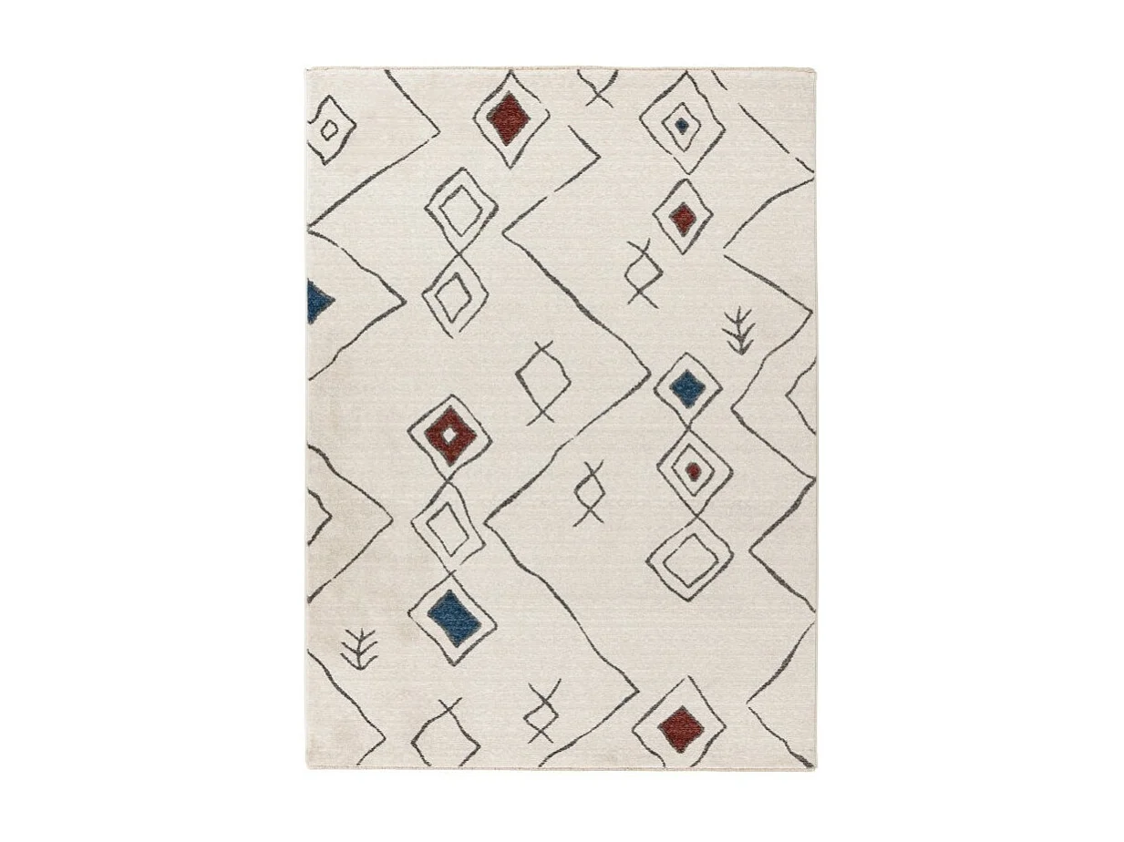 Tapis 230x160cm, design A305R coloris multicolore - Confort et élégance pour votre intérieur