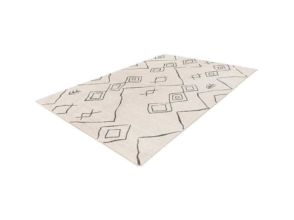 Tappeto 170x120cm, design A305R colore avorio - Comfort ed eleganza per il tuo interno